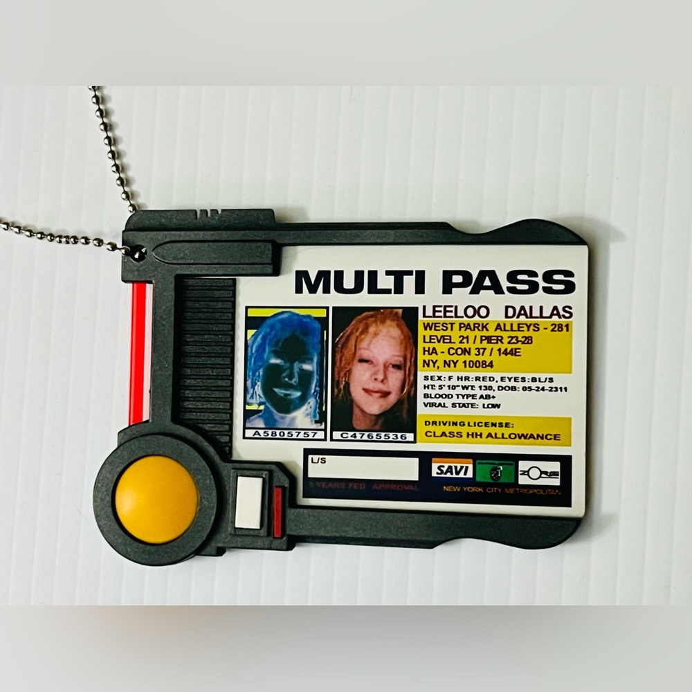 The Fifth Element Leeloo Dallas Multi Pass ID Badge Holder